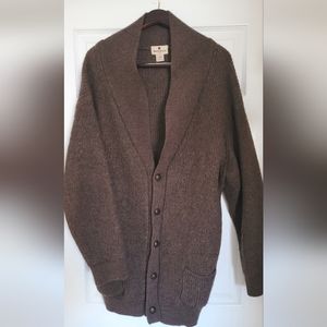 Men's Brown Wool Sweater 2XLT Woolrich